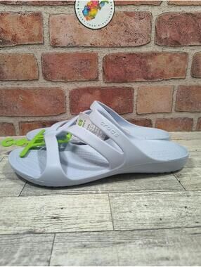 Crocs Kadee II Strappy Women's Size 9 Light Blue Sandals 206756-4JQ NWT